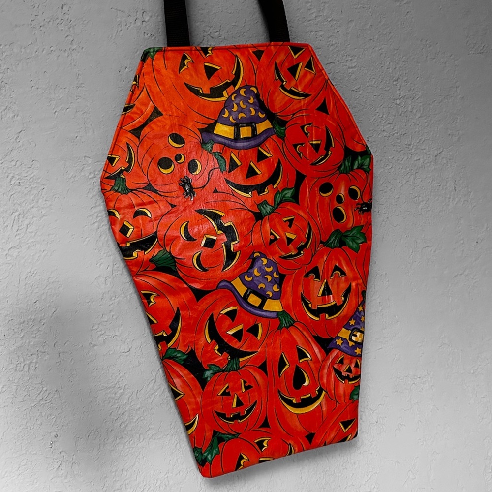 Jack o lantern Halloween tote bag